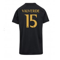 Real Madrid Federico Valverde #15 Replica Third Shirt Ladies 2023-24 Short Sleeve